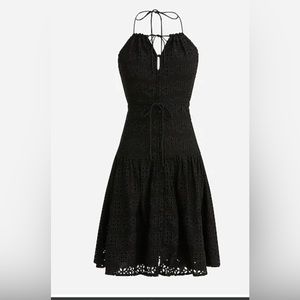 J crew Anguilla mini halter dress in eyelet